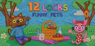 12 Locks Funny Pets