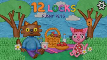 Poster 12 Locks Funny Pets