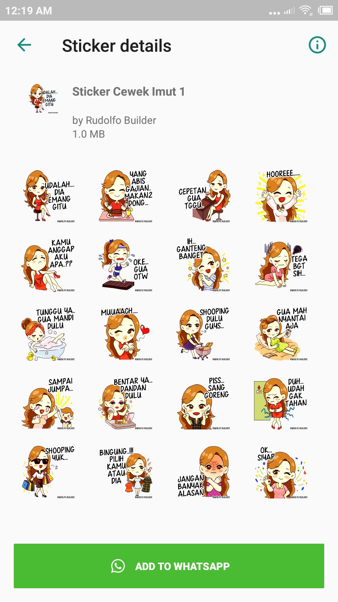 30 Kumpulan Stiker Wa Imut  Terbaru Romancaption