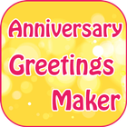 Anniversary Greetings Maker آئیکن