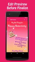 Anniversary Greetings Maker скриншот 1