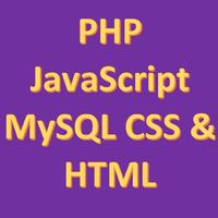 PHP JavaScript MySQL CSS HTML Affiche