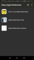 Digital Multimeter Usage Guide Affiche