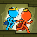Stickman rosso contro blu: fuga dalle rovine