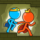 Red vs Blue Stickman: Ruins Escape icon