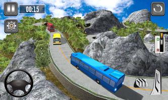 Bus Simulator Multilevel - Hill Station Game اسکرین شاٹ 1