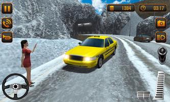 Taxi Simulator - Hill Climbing Taxi Driving Game Affiche