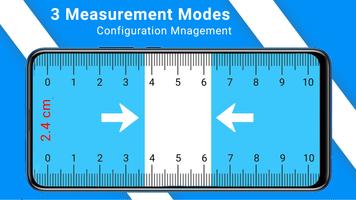 Ruler App: Tape Measure length اسکرین شاٹ 1