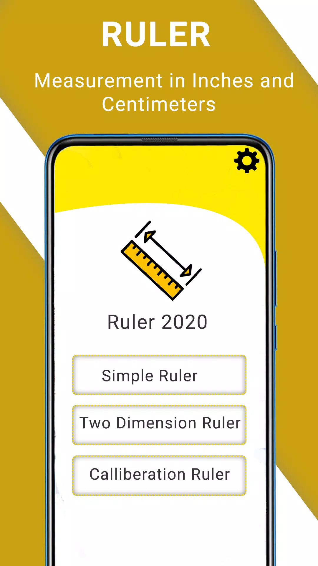 Ruler app & tape measuring centimeters / inches App - grade 2 Math apps