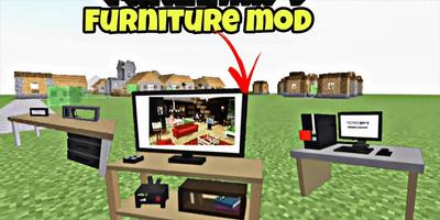 Furniture mod Minecraft addon poster