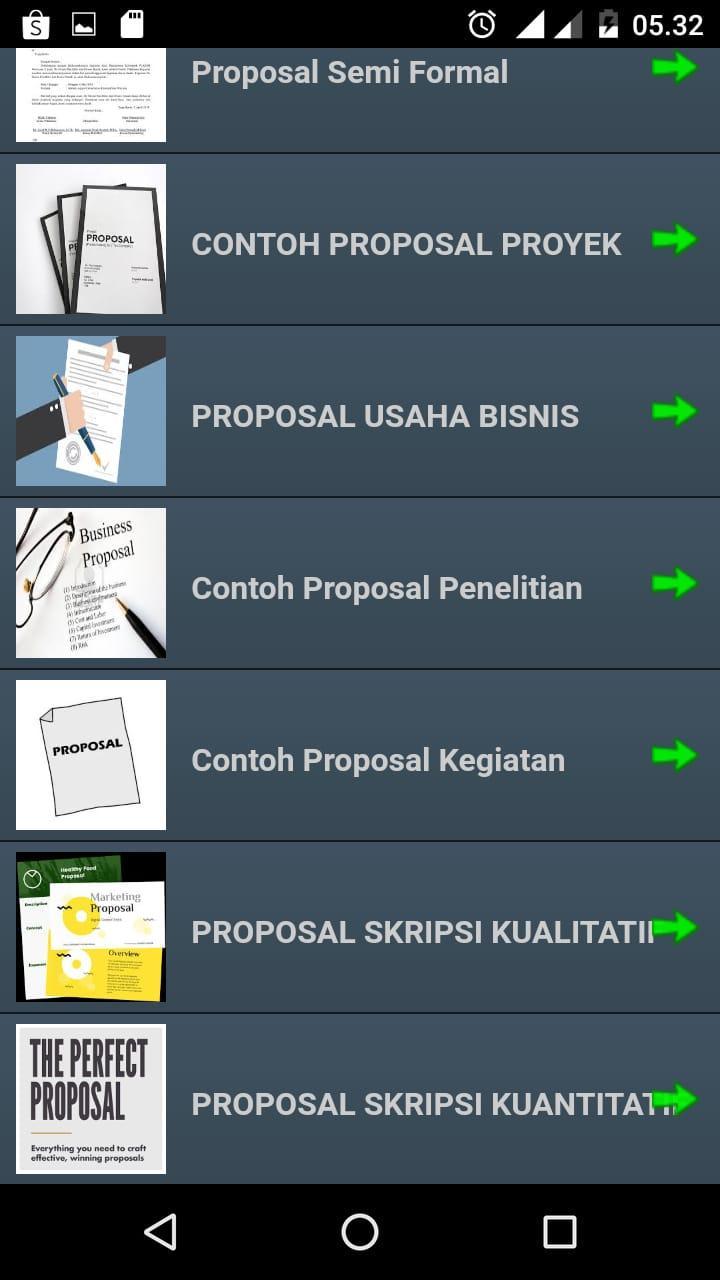 Kumpulan Contoh Proposal Terlengkap For Android Apk Download