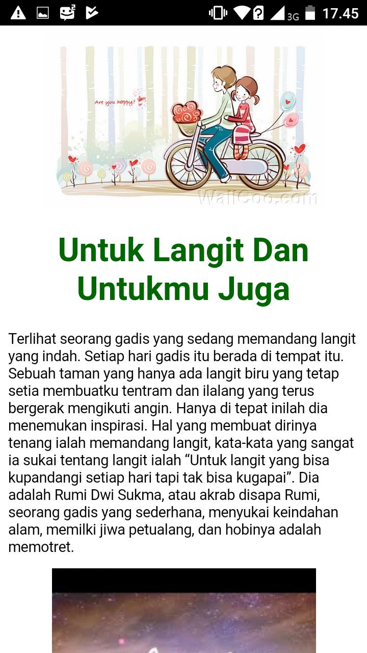Cerpen Romantis 17 Gambaran