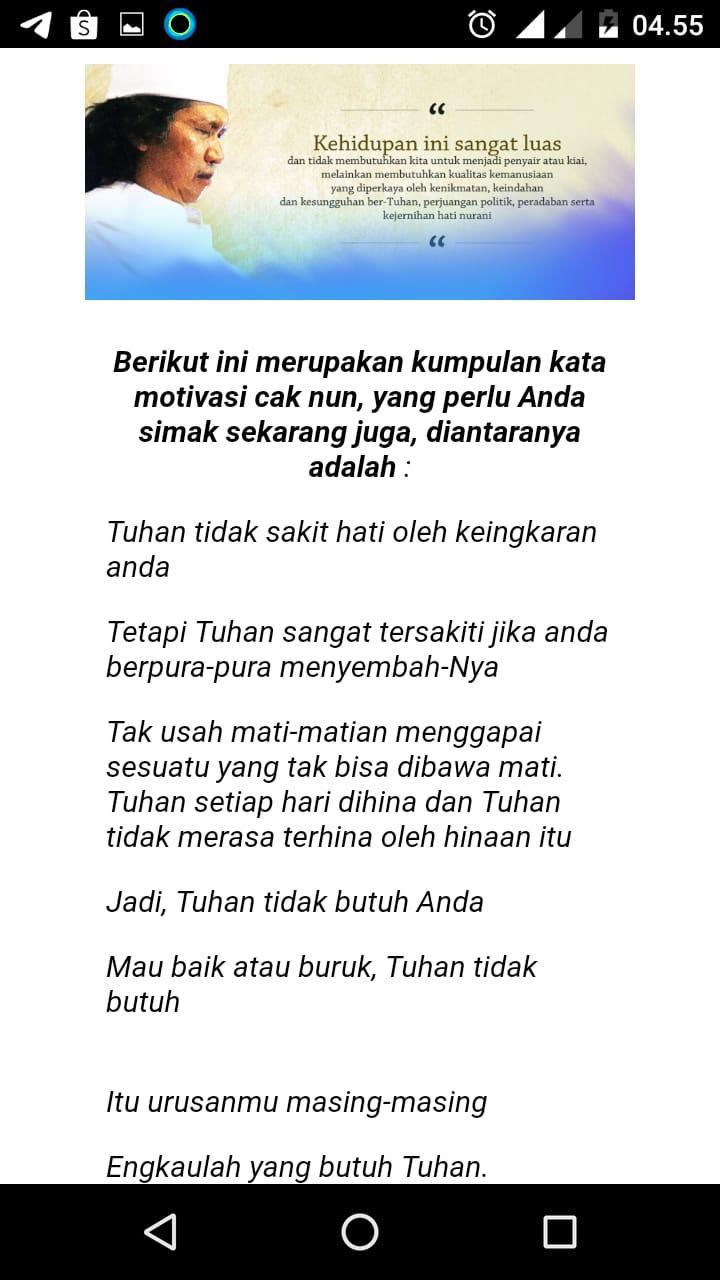 Kata Bijak Hidup Cak Nun Offline Para Android Apk Baixar
