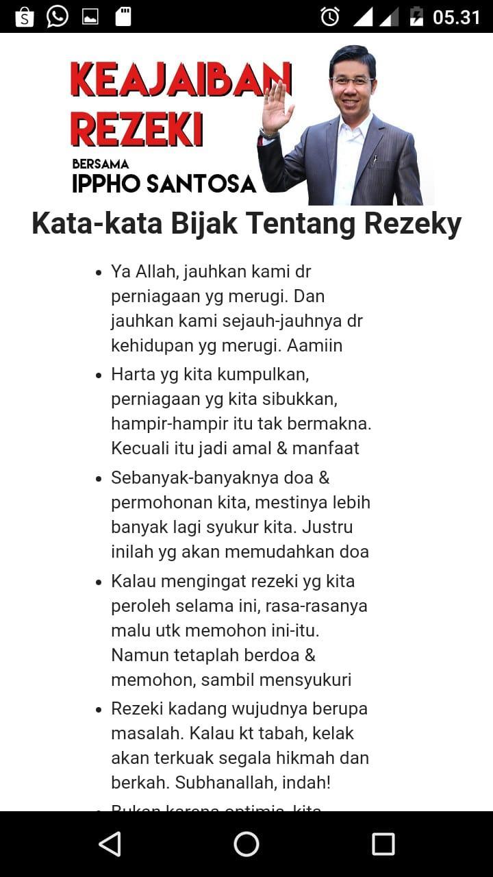 40 Kata Motivasi 7 Keajaiban Rezeki Kata Mutiara 40 Kata Motivasi 7 Keajaiban Rezeki Kata Mutiara