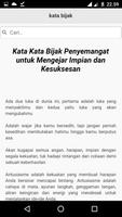 2500 Kata Bijak dan Motivasi O screenshot 3