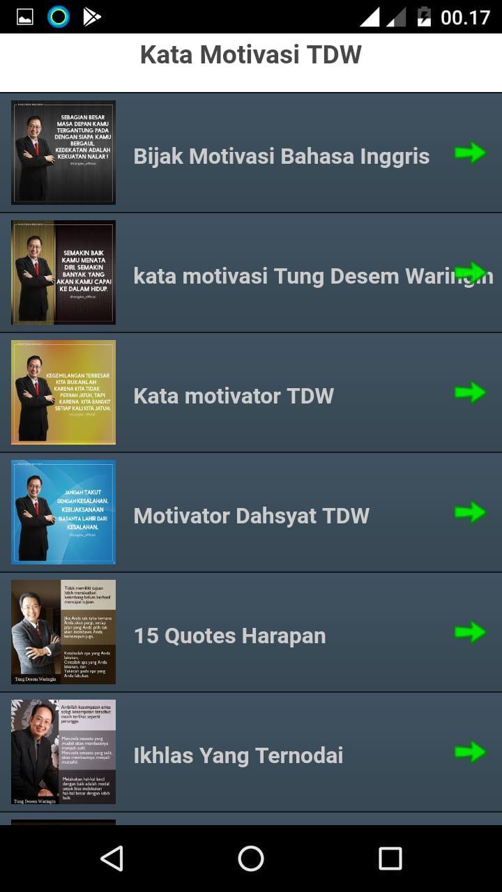 Kata Motivasi Sukses Tungdesem Waringin For Android Apk Download