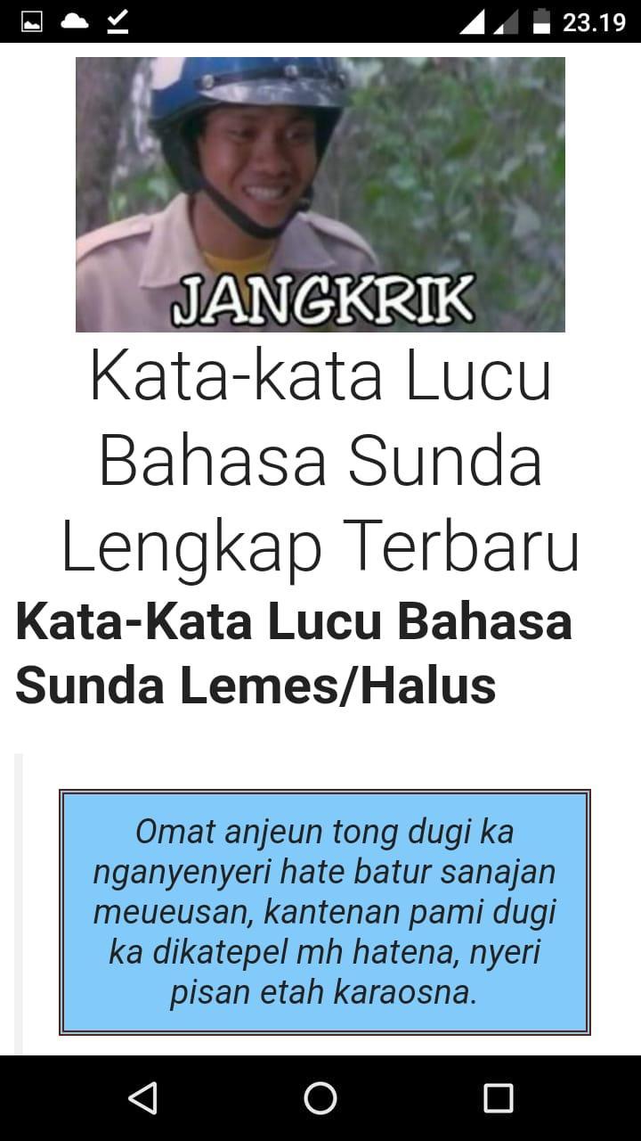 2000 Status Lucu Sunda Offline For Android Apk Download