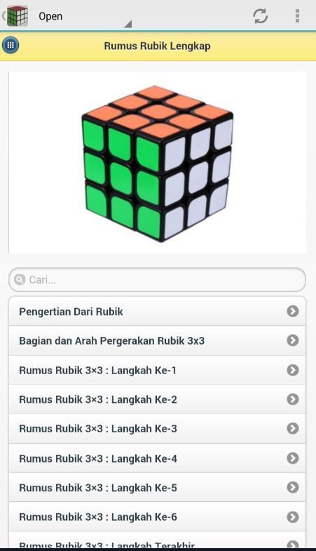 Rumus Rubik 3x3 Pour Android Telechargez L Apk