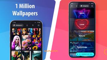 برنامه‌نما My AI Wallpapers +3D Live عکس از صفحه