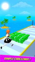 Running Girl 3D Money Run Game 海報