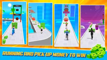 Running Girl 3D Money Run Game screenshot 1