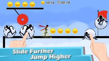 Running Master-Stickman Parkour Simulator تصوير الشاشة 2