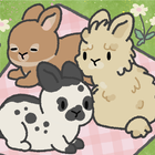 토끼들의 정원 - 귀여운 힐링 게임 아이콘