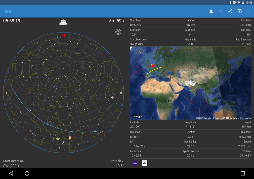 ISS Detector screenshot 10