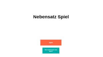 Nebensätze Plakat