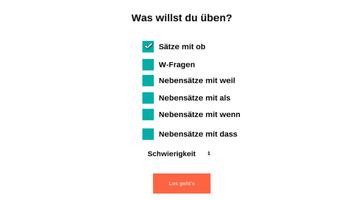 Nebensätze Screenshot 1
