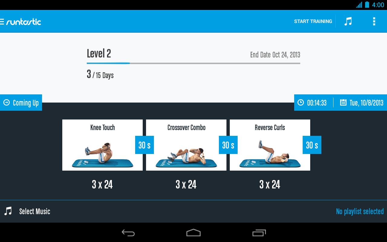 Runtastic Six Pack Abs Workout Abtrainer For Android Apk Download