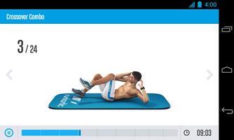 Runtastic Six Pack musculation abdominaux fitness capture d'écran 2