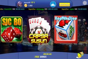 Chinese Poker Sicbo Koprok Dice Online ภาพหน้าจอ 1