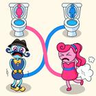 Path Toilet: Rush Race Puzzle иконка