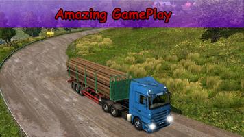Offroad Transport Euro Cargo Truck Drive Simulator ภาพหน้าจอ 1