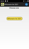 2021 Billionaire List Affiche
