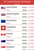 * SriLanka Money Exchange captura de pantalla 3