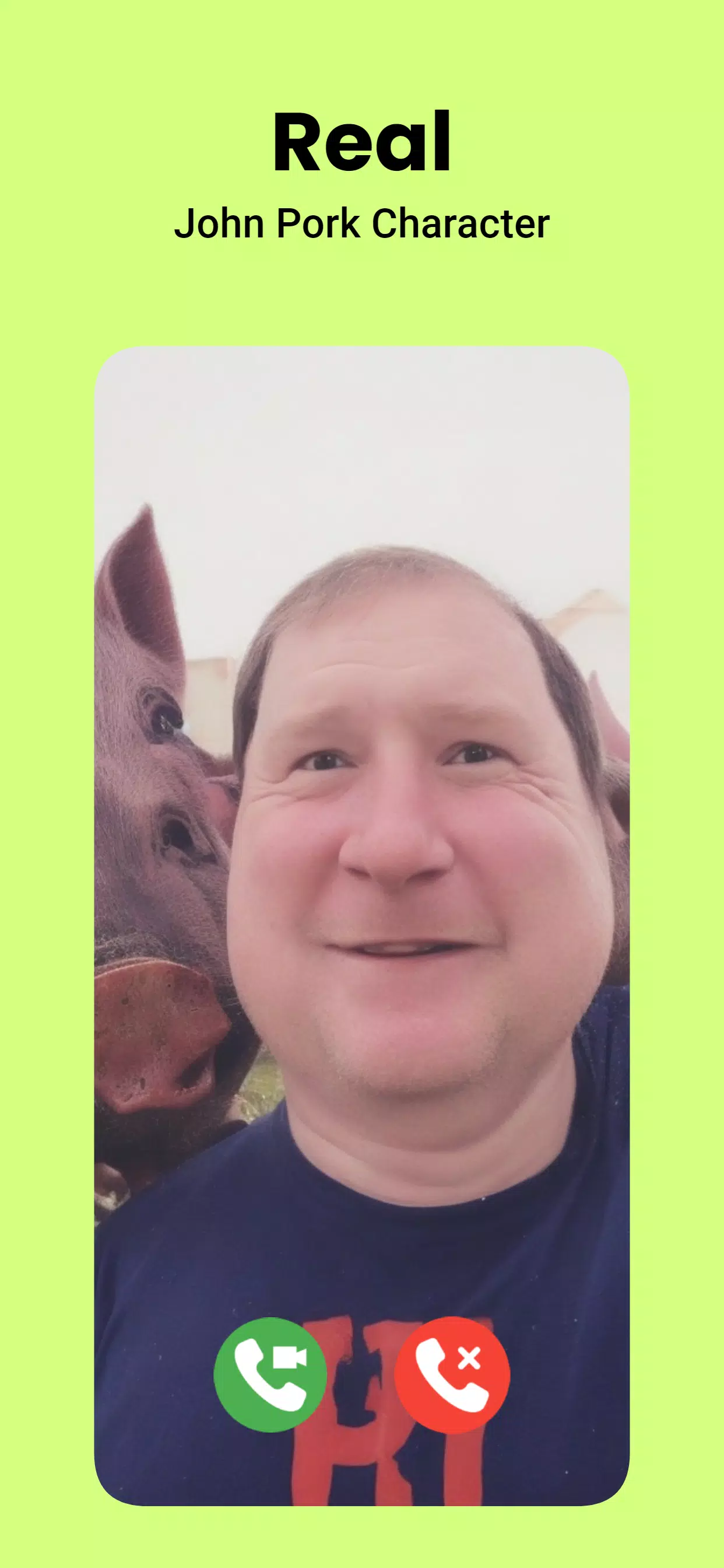 John Pork is Calling In Video APK for Android Download