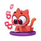 Taffy Cat Sticker 아이콘