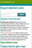 Rüya Tabirleri تصوير الشاشة 2