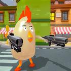 Angry Chicken Shooting Games أيقونة