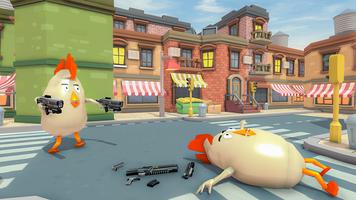 Angry Chicken Shooting Games الملصق