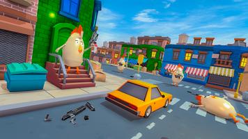 Angry Chicken Shooting Games تصوير الشاشة 2