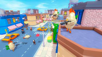 Angry Chicken Shooting Games تصوير الشاشة 3