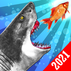 Hungry Shark Attack Game 3D ikona