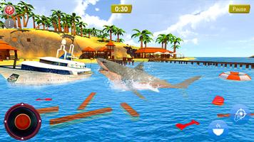 Hungry Shark Attack Game 3D imagem de tela 3