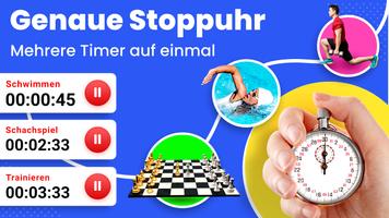 Stoppuhr Plakat