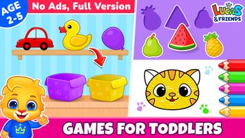 Kids Toddler & Preschool Games پوسٹر