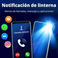 Flash Alert: llamadas y SMS Poster