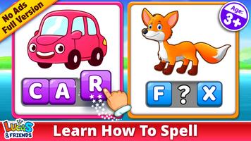 Spelling & Phonics: Kids Games ポスター